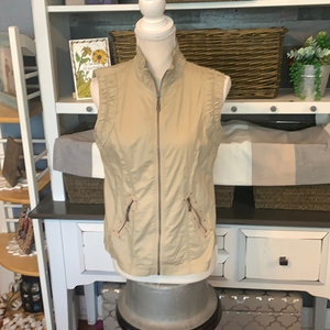 Vincente Milan New‎ York Laris Tan Vest Size Small